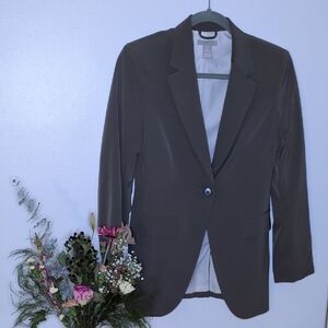 Women's Classic Blazer - Gray Green